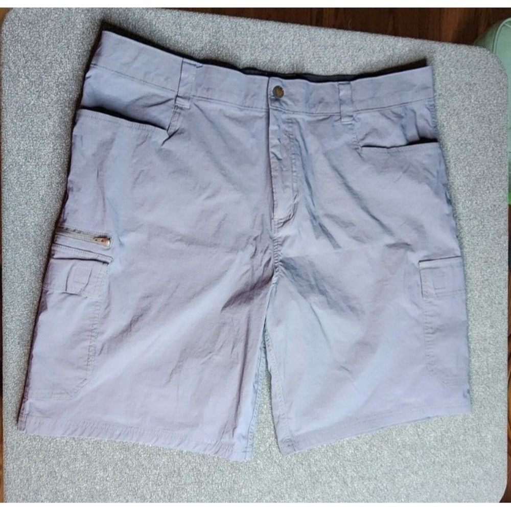 Vintage Orvis Shorts Mens 40 Gray Outdoor Camp Cotton Belt Loops‎